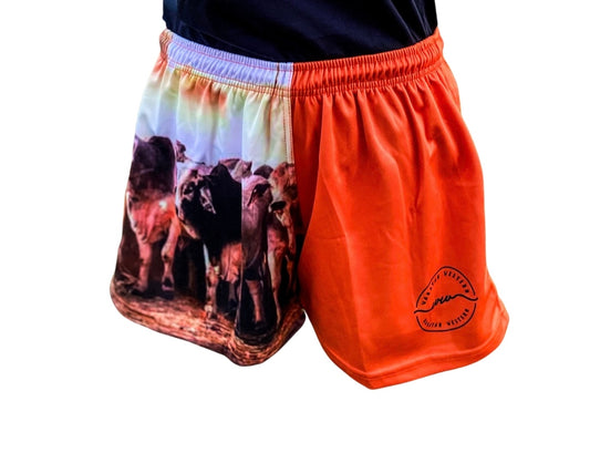 Rugby Shorts - Sunburnt Orange