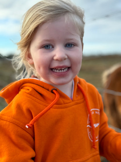 Kids Hoodie Sun Burnt Orange