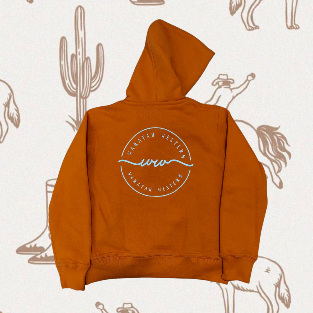 Kids Hoodie Sun Burnt Orange