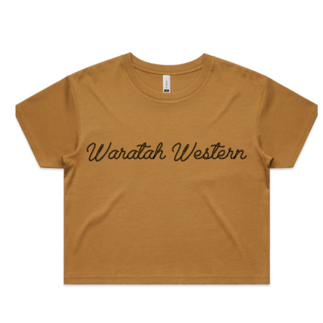 Summertime Mustard Crop Tee